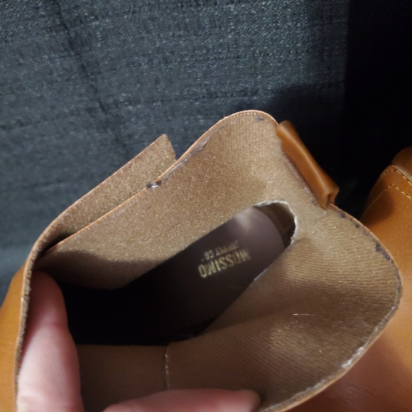 Mossimo Supply Co. Pull On Block Heeled Boots Slip On Booties SZ 8.5 - Picture 4 of 7